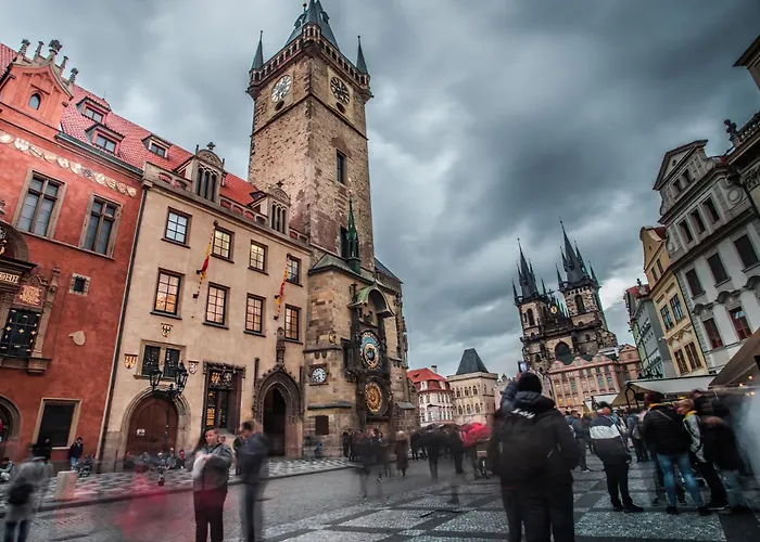The Location In Prague, Charles Bridge & Old Town Square
